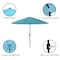 Pure Garden 10-Foot Outdoor Tilting Patio Umbrella with Base, Blue 50-100-BB - alternate 2